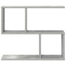 vidaXL Falpolc Betonszürke 60 x 12 x 50,5 cm Szerelt Fa