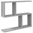 vidaXL Falpolc Szürke Sonoma 60 x 12 x 50,5 cm Szerelt Fa