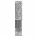 vidaXL Falpolc Szürke Sonoma 60 x 12 x 50,5 cm Szerelt Fa