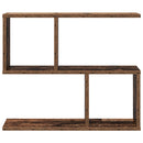 vidaXL Falpolc Antik Fa 60 x 12 x 50,5 cm Szerelt Fa