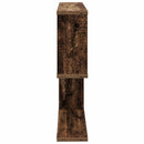 vidaXL Falpolc Antik Fa 60 x 12 x 50,5 cm Szerelt Fa
