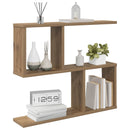 vidaXL Falpolc Kézműves Tölgy 60 x 12 x 50,5 cm Szerelt Fa