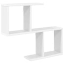 vidaXL Falpolc Fehér 60 x 12 x 50,5 cm Szerelt Fa