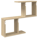 vidaXL Falpolc Sonoma Tölgy 60 x 12 x 50,5 cm Szerelt Fa