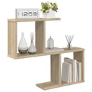 vidaXL Falpolc Sonoma Tölgy 60 x 12 x 50,5 cm Szerelt Fa