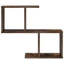 vidaXL Falpolc Füstös Tölgy 60 x 12 x 50,5 cm Szerelt Fa