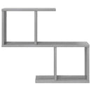 vidaXL Falpolc Szürke Sonoma 60 x 12 x 50,5 cm Szerelt Fa