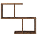 vidaXL Falpolc Antik Fa 60 x 12 x 50,5 cm Szerelt Fa