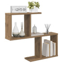 vidaXL Falpolc Kézműves Tölgy 60 x 12 x 50,5 cm Szerelt Fa