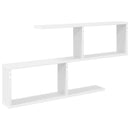 vidaXL Falpolc Fehér 100 x 12 x 50,5 cm Szerelt Fa