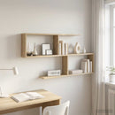 vidaXL Falpolc Sonoma Tölgy 100 x 12 x 50,5 cm Szerelt Fa