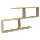 vidaXL Falpolc Sonoma Tölgy 100 x 12 x 50,5 cm Szerelt Fa