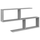 vidaXL Falpolc Szürke Sonoma 100 x 12 x 50,5 cm Szerelt Fa