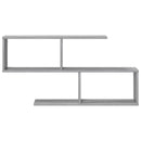 vidaXL Falpolc Szürke Sonoma 100 x 12 x 50,5 cm Szerelt Fa