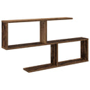 vidaXL Falpolc Antik Fa 100 x 12 x 50,5 cm Szerelt Fa