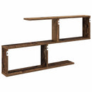 vidaXL Falpolc Antik Fa 100 x 12 x 50,5 cm Szerelt Fa