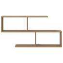 vidaXL Falpolc Kézműves Tölgy 100 x 12 x 50,5 cm Szerelt Fa