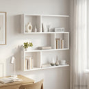 vidaXL Falpolc Fehér 80 x 12 x 79,5 cm Szerelt Fa