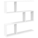 vidaXL Falpolc Fehér 80 x 12 x 79,5 cm Szerelt Fa