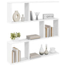 vidaXL Falpolc Fehér 80 x 12 x 79,5 cm Szerelt Fa