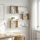 vidaXL Falpolc Sonoma Tölgy 80 x 12 x 79,5 cm Szerelt Fa