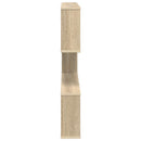 vidaXL Falpolc Sonoma Tölgy 80 x 12 x 79,5 cm Szerelt Fa