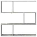 vidaXL Falpolc Betonszürke 80 x 12 x 79,5 cm Szerelt Fa