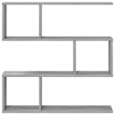 vidaXL Falpolc Szürke Sonoma 80 x 12 x 79,5 cm Szerelt Fa
