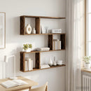 vidaXL Falpolc Antik Fa 80 x 12 x 79,5 cm Szerelt Fa