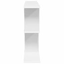 vidaXL Falpolc Fehér 80 x 15 x 50,5 cm Szerelt Fa