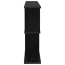 vidaXL Falpolc Fekete Tölgy 80 x 15 x 50,5 cm Szerelt Fa
