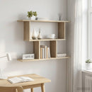 vidaXL Falpolc Sonoma Tölgy 80 x 15 x 50,5 cm Szerelt Fa