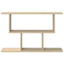 vidaXL Falpolc Sonoma Tölgy 80 x 15 x 50,5 cm Szerelt Fa