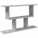 vidaXL Falpolc Betonszürke 80 x 15 x 50,5 cm Szerelt Fa