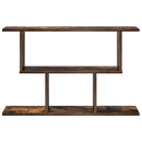 vidaXL Falpolc Füstös Tölgy 80 x 15 x 50,5 cm Szerelt Fa