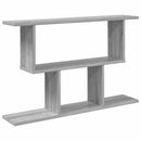 vidaXL Falpolc Szürke Sonoma 80 x 15 x 50,5 cm Szerelt Fa