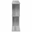 vidaXL Falpolc Szürke Sonoma 80 x 15 x 50,5 cm Szerelt Fa