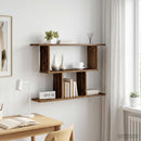 vidaXL Falpolc Antik Fa 80 x 15 x 50,5 cm Szerelt Fa