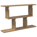 vidaXL Falpolc Kézműves Tölgy 80 x 15 x 50,5 cm Szerelt Fa