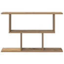 vidaXL Falpolc Kézműves Tölgy 80 x 15 x 50,5 cm Szerelt Fa