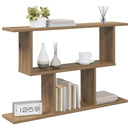 vidaXL Falpolc Kézműves Tölgy 80 x 15 x 50,5 cm Szerelt Fa