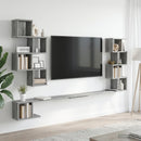vidaXL Fali TV polc Szürke Sonoma 180 x 15 x 94 cm Szerelt Fa