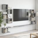 vidaXL Fali TV polc Szürke Sonoma 200 x 15 x 94 cm Szerelt Fa