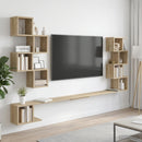 vidaXL Fali TV polc Sonoma Tölgy 160 x 15 x 94 cm Szerelt Fa