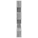 vidaXL Fali TV polc Szürke Sonoma 160 x 15 x 94 cm Szerelt Fa