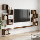 vidaXL Fali TV polc Antik Fa 160 x 15 x 94 cm Szerelt Fa