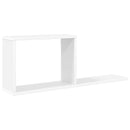 vidaXL Lebegő polcok Fehér 80 x 15 x 30 cm Szerelt Fa