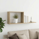 vidaXL Lebegő polcok Sonoma Tölgy 80 x 15 x 30 cm Szerelt Fa
