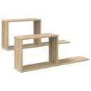 vidaXL Lebegő polcok 2 pcs Sonoma Tölgy 80 x 15 x 30 cm Szerelt Fa
