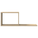 vidaXL Lebegő polcok 2 pcs Sonoma Tölgy 80 x 15 x 30 cm Szerelt Fa